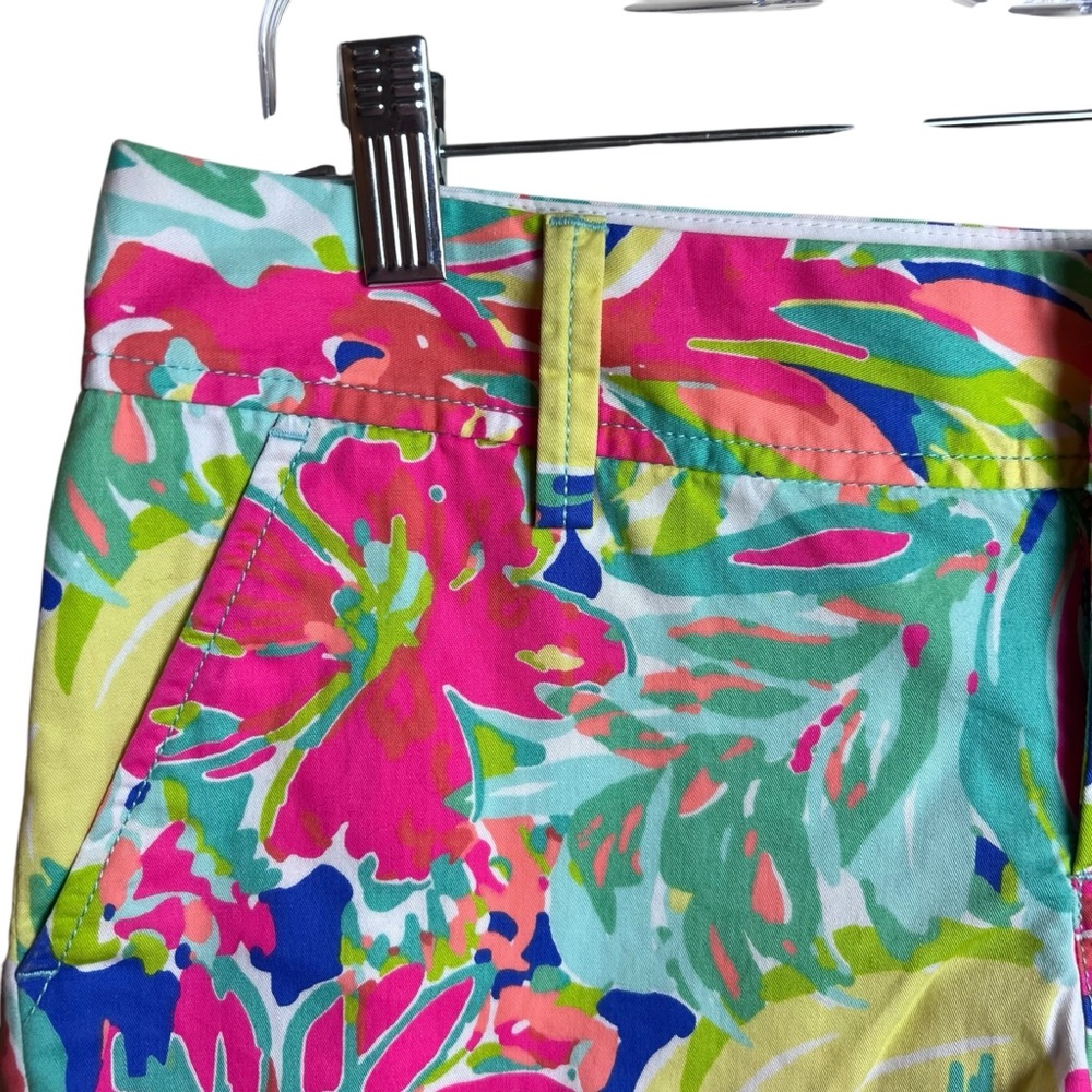 Lilly Pulitzer Callahan 5” Short in Multi Casa Banana Size 6 - Picture 3 of 14